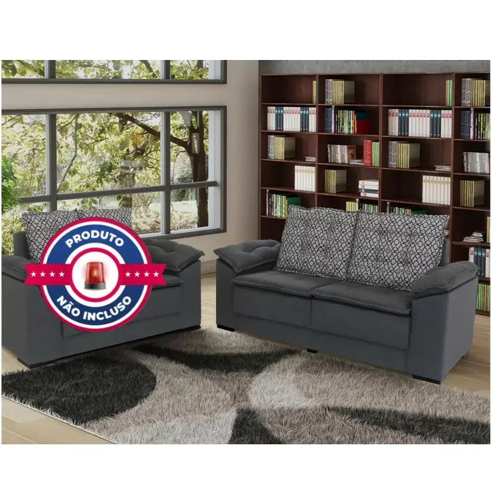 SOFA 3 LUGARES 2.07M NAPOLES COMPOSE CHUMBO L02/TEC X39 A95XL207XP55 JW 