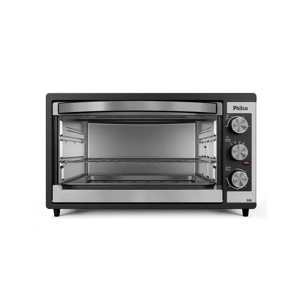 FORNO ELÉTRICO PHILCO PFE51P 50L 2000W DE POTÊNCIA PRETO 220V 
