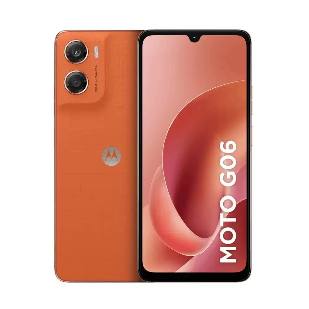 SMARTPHONE MOTOROLA MOTO G06 128GB XT2535-1 DUAL CHIP ANDROID 15 TELA 6,9 LARANJA