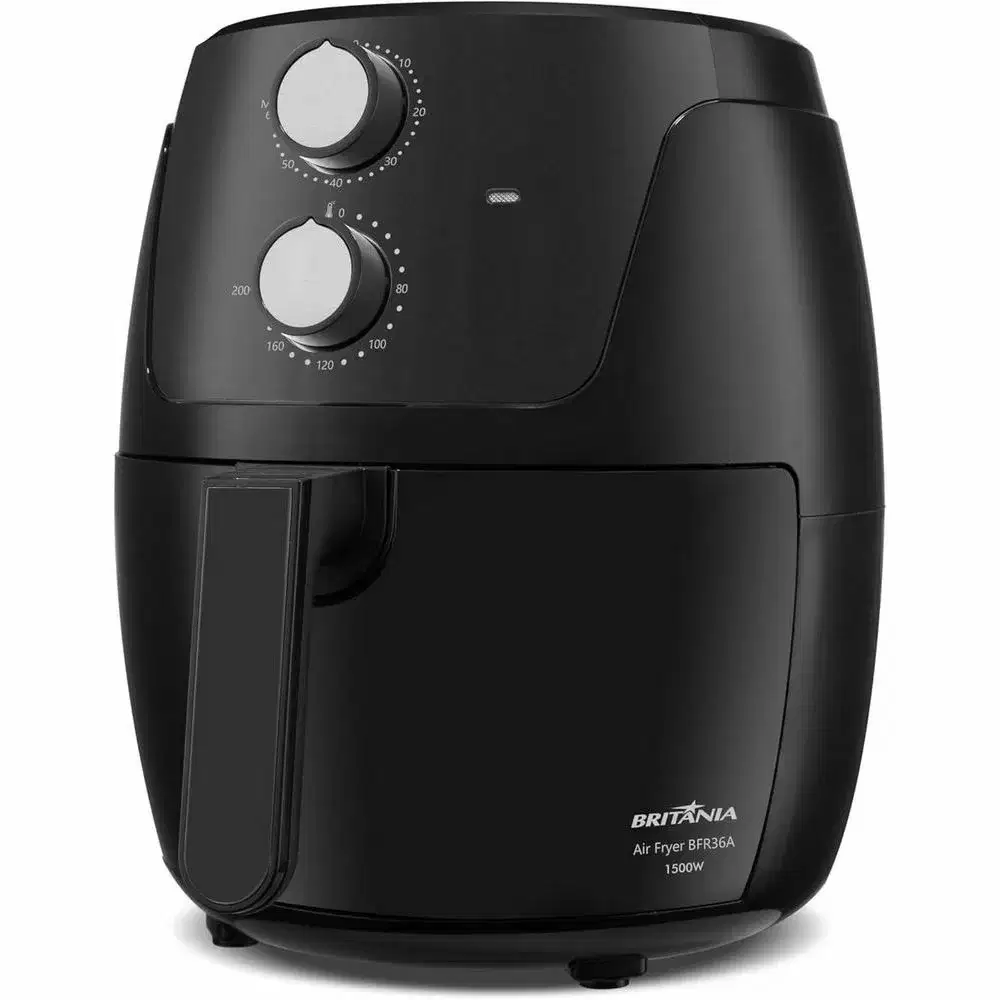 FRITADEIRA ELETRICA BRITANIA AIR FRYER BFR36A 4,2L 1500W PRETO 220V