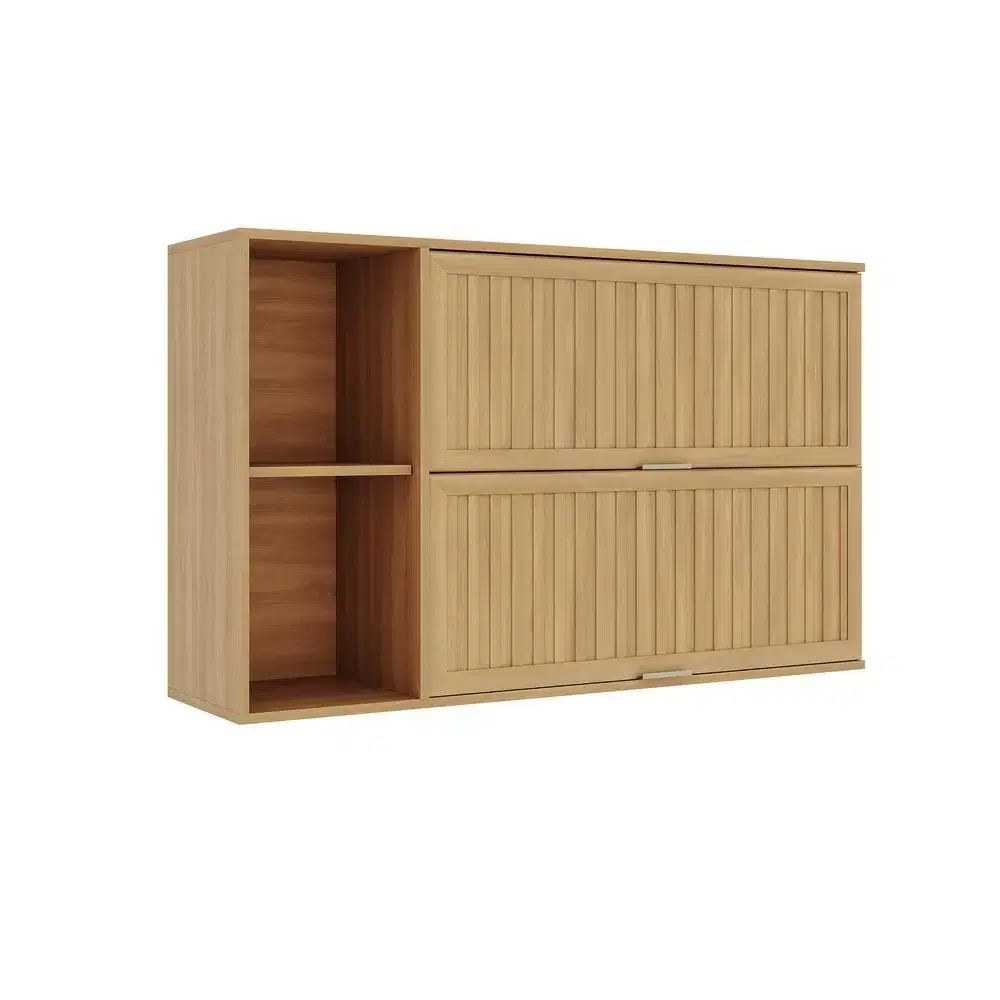ARMARIO 1.20M 2 PORTAS BASC. C/NICHO CASTANHA FREIJO 915007 A73XL120XP31 TELASUL