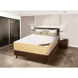 CAMA BOX CONJUGADO CASAL MOLA ENSACADA 138X188X52 BREEZE MARROM/BEGE C/PE 90KG RECONFLEX 