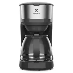 Cafeteira Elétrica Electrolux 30 Xícaras Efficient Função Manter Aquecido Cor Inox Preta (ECM20) 220V