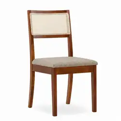 CADEIRA MH 3230 1 UNIDADE MADEIRA TEC LINHO BEGE 8KG HERVAL