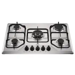 Cooktop 5 Bocas a Gás Electrolux Inox Experience Multi Chama e Grade Ferro Fundido (KE5XC) Bivolt