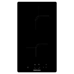 Cooktop Itatiaia Midi 2 Bocas Vidro Preto Indução 220V CIMID2002