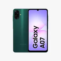 SMARTPHONE SAMSUNG GALAXY A07 SM-A075MZGRZTO 128GB DUAL CHIP ANDROID 15 TELA 6,7 VERDE