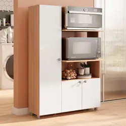 ARMARIO MULTIUSO 0.96CM 3 PORTAS PLUS AMBAR FREIJO/BRANCO 701008-02 A142XL96XP43 TELASUL