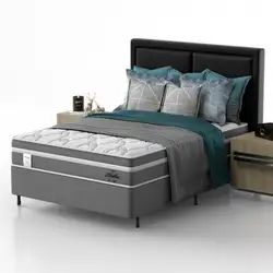 CONJUNTO CAMA BOX CASAL MOLA ENSACADA BERLIM C/EPS 138X188X68 110KG PROBEL