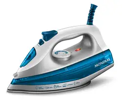 Ferro a Vapor Mondial Branco e Azul 1200W FVN-01-BL 220