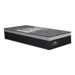 Colchão Solteiro Gazin 88x33x188cm - Densidade D28 CR415A Preto/Cinza