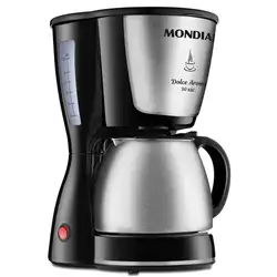 Cafeteira Elétrica Dolce Arome Mondial Preto e Inox 800W C-37JI 30X 220