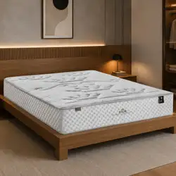 Colchão Queen Molas Ensacadas (158x198x35) Pulse King Koil CR455D Branco Branco