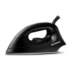FERRO DE PASSAR A SECO MONDIAL FSN-55-B PRETO 220V