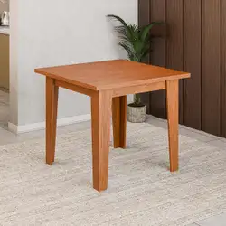 Mesa de Jantar Quadrada 4 Lugares Multimóveis CR50223 Cinamomo Cinamomo