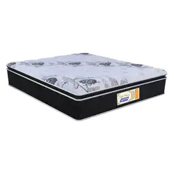 Colchão King Gazin 139x32x203cm - Densidade D28 CR401C Preto/Branco
