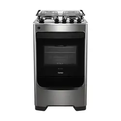 Fogão Consul 4 bocas cor Inox com acendimento automático - CFO4NAR BIVOLT