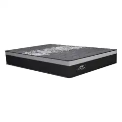 Colchão King Gazin 193x33x203cm - Densidade D28 CR415D Preto/Cinza