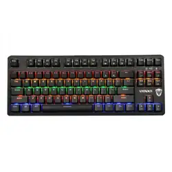 TECLADO GAMER SATE K3 COM LUZ - PRETO