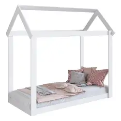 Mini Cama Infantil para Colchão 148x68 Multimóveis CR40093 Branca Branco