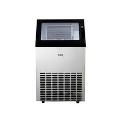 MÁQUINA DE GELO PROFISSIONAL HQ 70KG TURBO ICE PRETA E INOX HQ-MGI70 220V