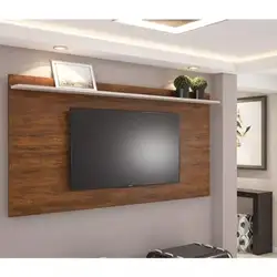 PAINEL VIERO TREND IMBUIA-OFF WHITE UMA PRATELEIRA (20576)