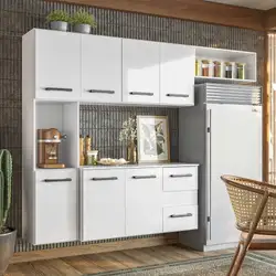 COZINHA 1.80M JULIETE BRANCO15/12MM 15560 A136XL180XP33 NICIOLI