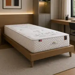 Colchão de Solteirão Molas Ensacadas (96x203x35) Pulse King Koil CR455B Branco Branco