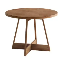 Mesa de Jantar Redonda 1 m Átria 1594 Carraro Nogal/Rose