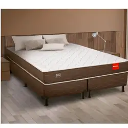 Colchão Queen Mola Ensacada D26 C/EPS 158X198X24 + Box Para Colchão Queen Reconflex