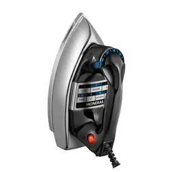 Ferro a Seco Mondial Preto e Cromado 1400W FS-01-BI 220