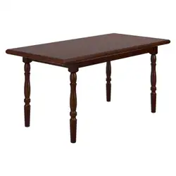 Mesa de Jantar 160cm Multimóveis CR20278 Castanho Castanho
