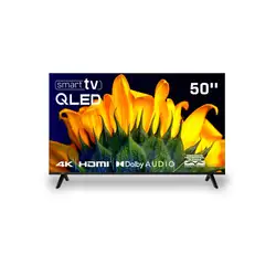 TV QLED SMART 50 HQ ULTRA HD 4K HQ-QLED50SM WHALE OS 3 HDMI 2 USB PRETA BIVOLT