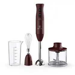 Mixer 3 em 1 Electrolux Vermelho Escuro 600W Haste em Inox e Tecnologia TruFlow (EIB21) 220V