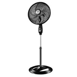 VENTILADOR DE COLUNA MONDIAL 40CM SUPER POWER VSP-40C-NB 6 PAS PRETO/PRATA 220V