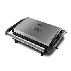 SANDUICHEIRA GRILL BRITANIA BGR27I PRESS 2 EM 1 850W INOX 220V