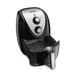 Fritadeira Sem Óleo Air Fryer 5L Mondial Preto e Inox 1900W AFN-50-BI 220