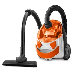 Aspirador de Pó Hepa Turbo 2000 Mondial Branco e Laranja 1500W AP-15 220
