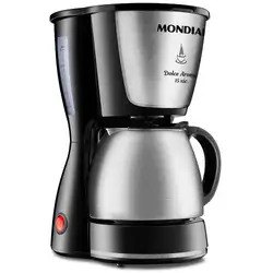 Cafeteira Elétrica Dolce Arome Mondial Preto e Inox 550W C-34JI-15X 220
